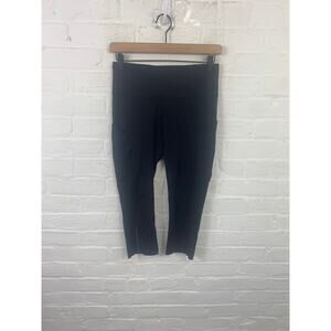 Lululemon Women's High-Rise Workouts Yoga Cropped Leggings Black Size 8